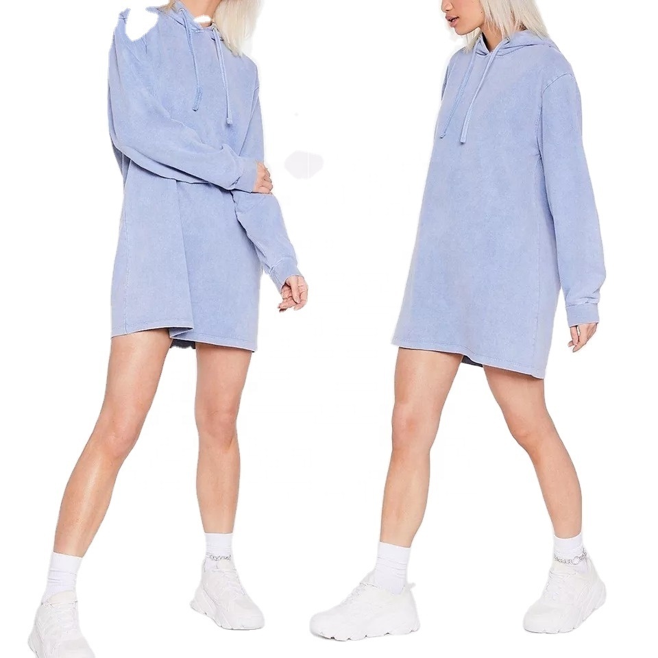 Wholesale Fashionable Casual Hoodie Dress Women