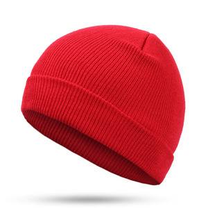 2022 Best Quality Beanie Winter Beanie OEM Wool Knit Customized Embroidery & Rubber Patch Beanies