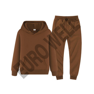 Wholesale OEM brown professional Stitching Design fitting Sweat suit running Men Jogger Track Suit