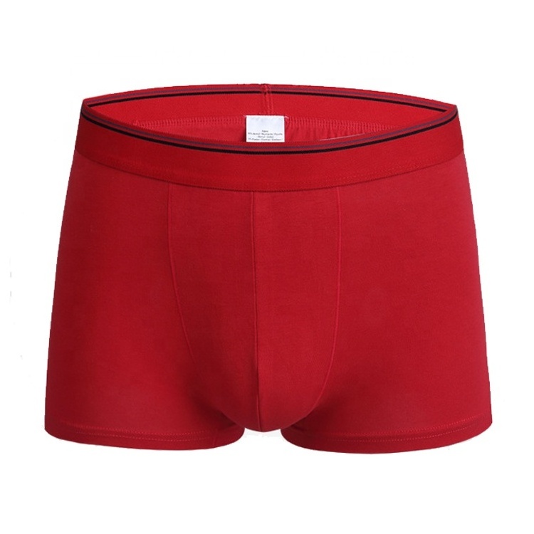 Comfortable Wholesale Customized Logo Men Melange Boxer & Briefs Modal Underwear