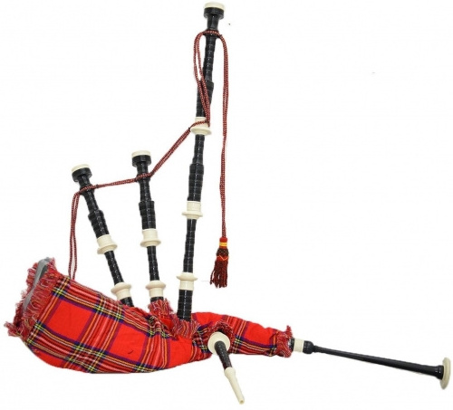 BLACK ROSE WOOD BAGPIPE