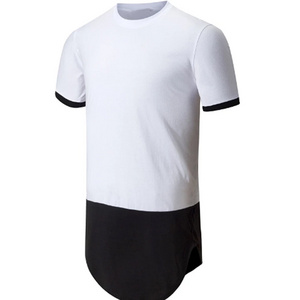 Wholesale Custom Men's Slim Fit 3/4 Sleeve Panel Raglan T-Shirt  casual t shirt