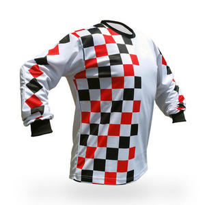 Blank Motocross Jersey youth custom sublimated motorcycle jersey  Breathable sport motorcycle Long Sleeve Mountain Bike Jersey