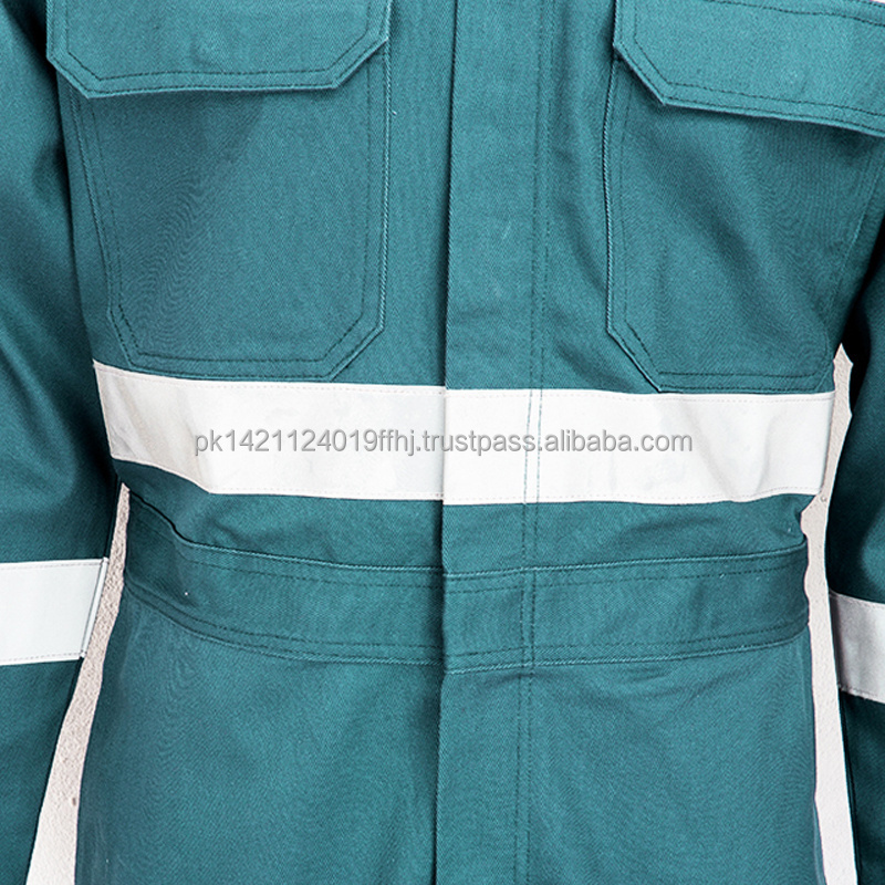 Reflective Mechanic Coverall Safety Clothing Work Wear Coverall Industrial High Performance Flame Retardant Coverall