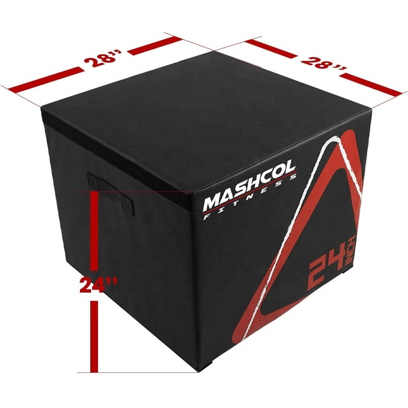 High Quality Customize 3 in 1 Extra Firm Soft Plyo Jump Box Foam Plyometric Box High Density Heavy Duty Foam Jumping Box