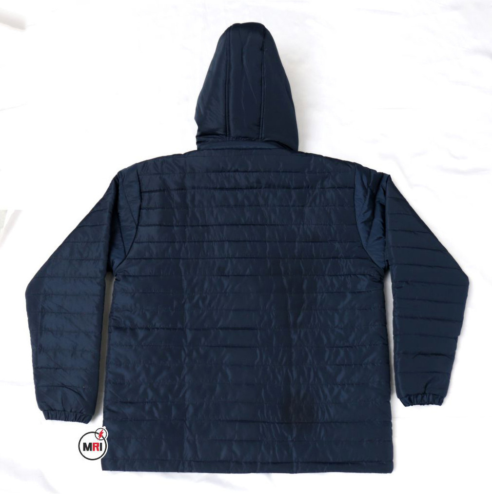 Men padded coats polyester fabric 100% puffer jacket with hood warm winter jackets for men customized decoration