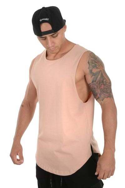 100% Cotton Organic Men Sleeveless Tank Top Wife Beater Gym Stringer Tank Top For Men Men's Gym Tank Top