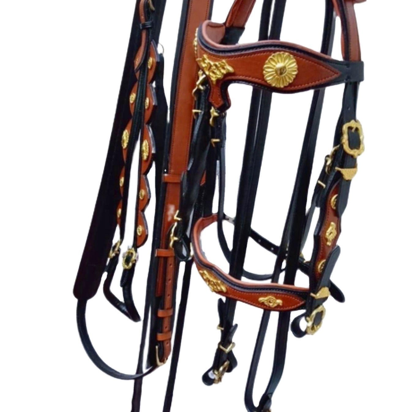 Hot Sale Handmade Horse Tack Bridle Western Leather Breast with Head Stall Sets for Horse Riding from Indian Manufacturer