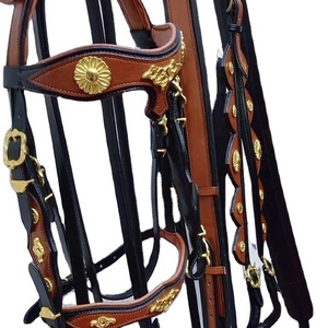 Hot Sale Handmade Horse Tack Bridle Western Leather Breast with Head Stall Sets for Horse Riding from Indian Manufacturer