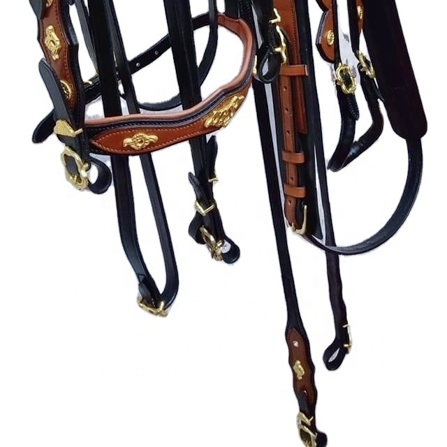 Hot Sale Handmade Horse Tack Bridle Western Leather Breast with Head Stall Sets for Horse Riding from Indian Manufacturer