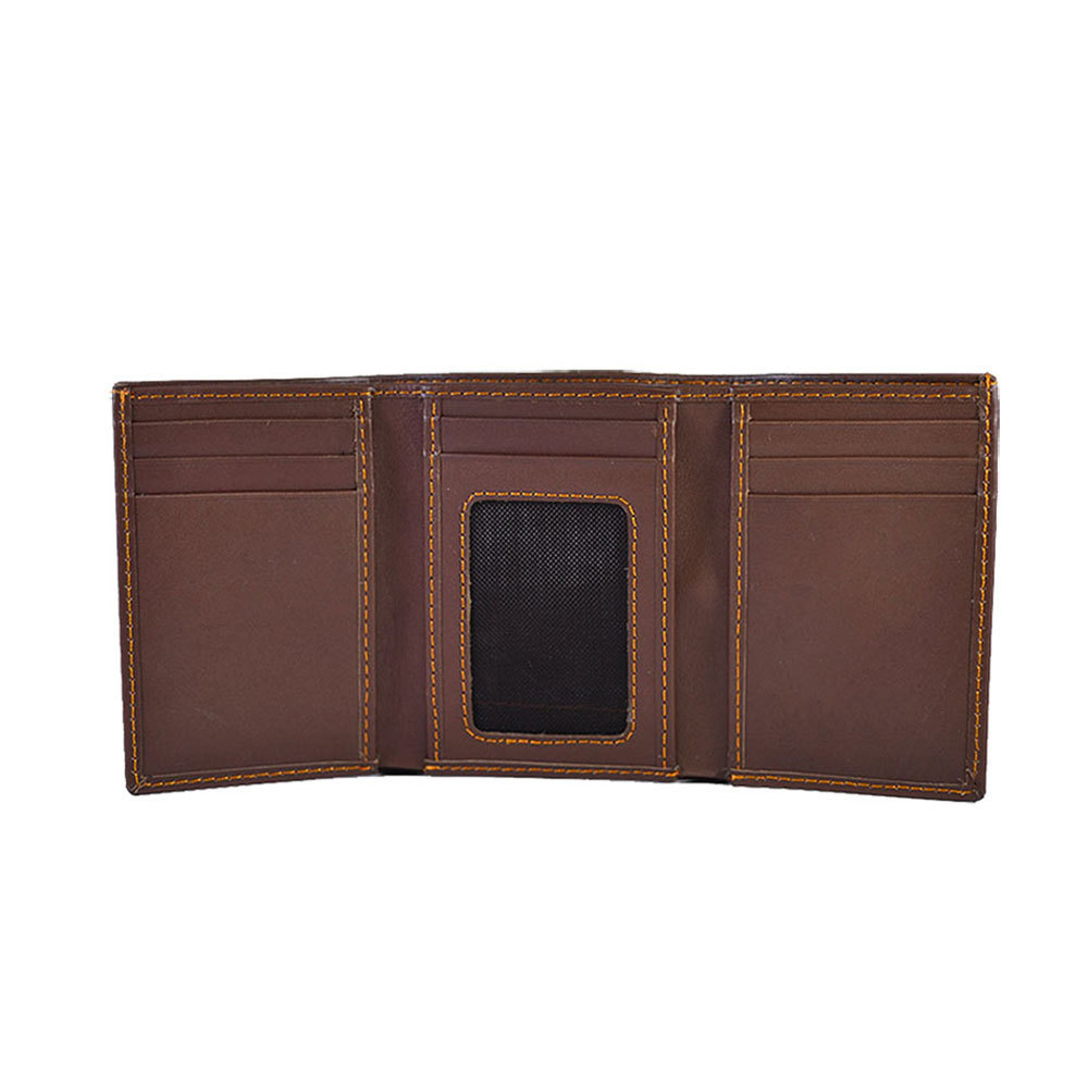 slim fold leather pocket wallet Western style Men by Standard International