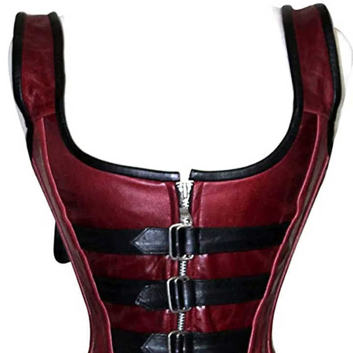 Quality Mature corset bustier leather slim waist for women  women's corset top  By Standard International