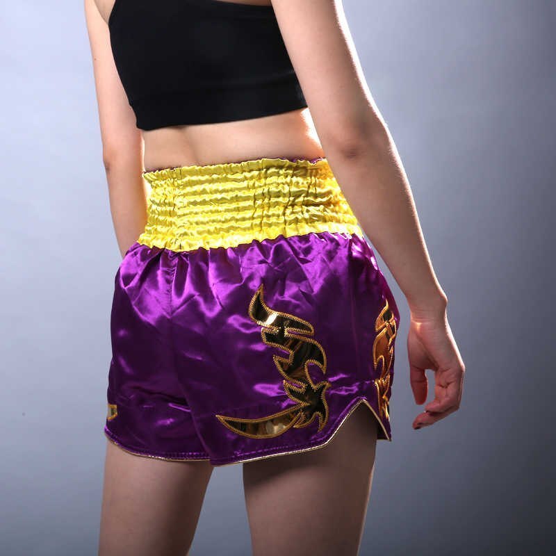 Cheap Price Custom design printed Kick Boxing / Muay Thai Shorts, Fighting shorts for men and women Standard International