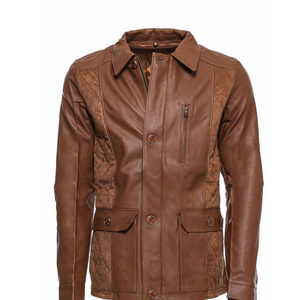 Men's High Quality Latest Design Leather Jackets Wholesale Customized Color Size Style Logo ODM