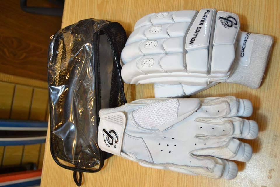 Cricket Batting Gloves PU Leather Gloves Extra Protection High Quality Cp Plus Edition