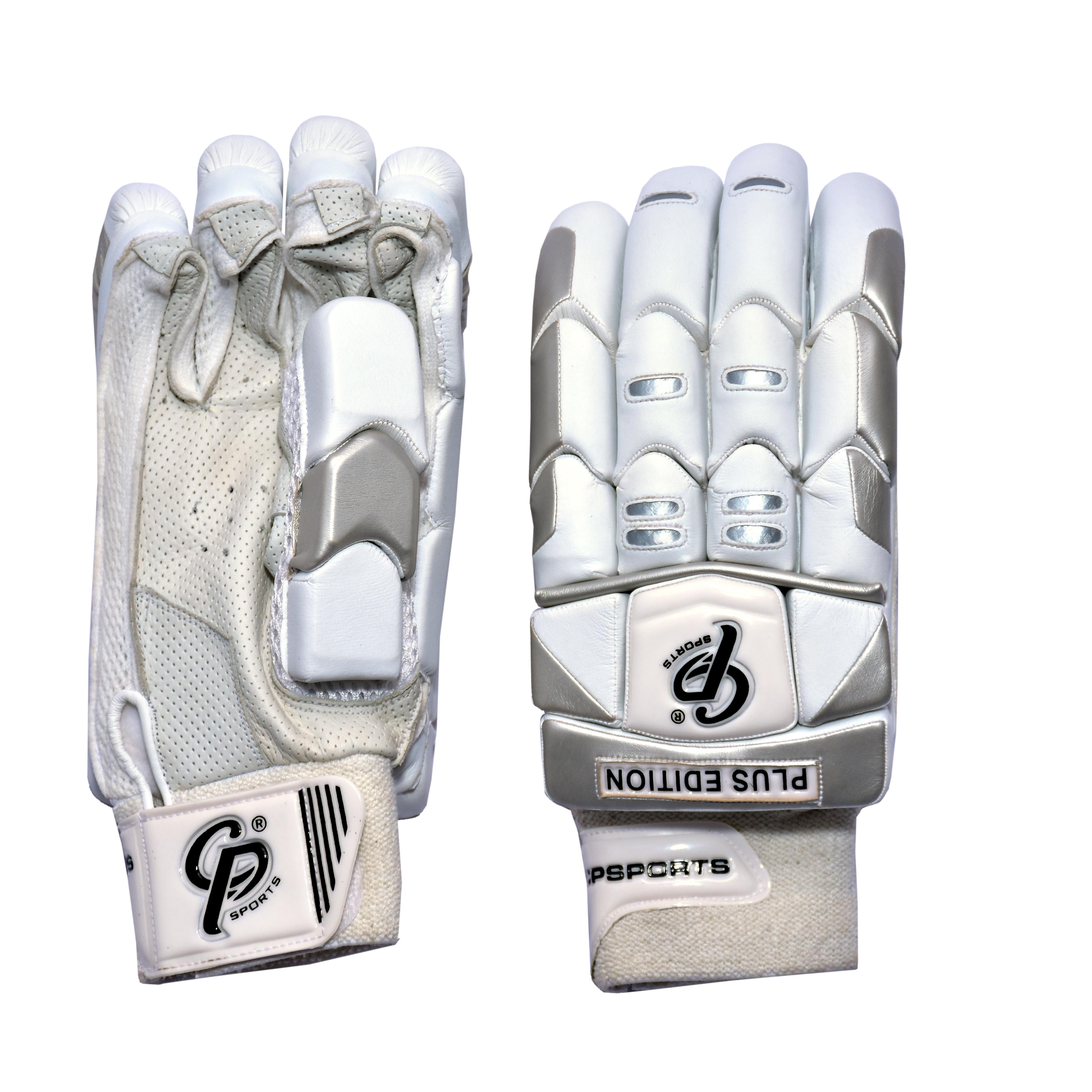 Cricket Batting Gloves PU Leather Gloves Extra Protection High Quality Cp Plus Edition