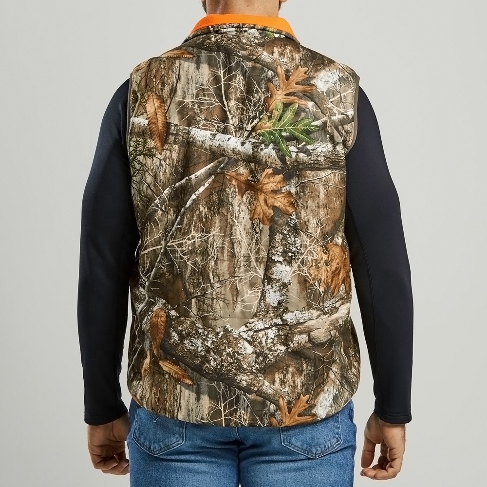 Deer hunter Mouflon Zip In Quilted vest AND BEST winter or hunting reversible hunting vest