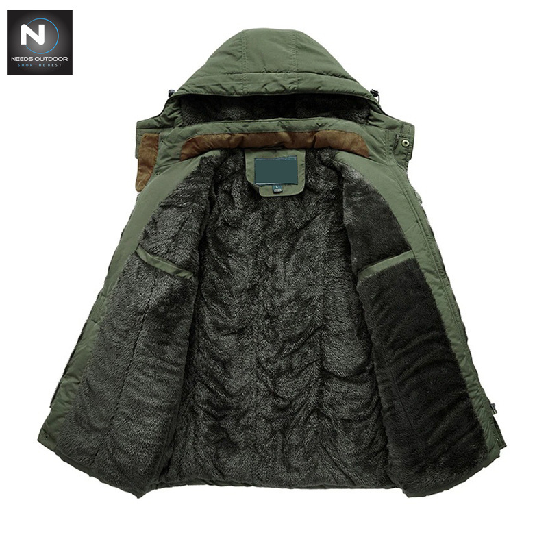 Wholesale Men's Padded Parka Jacket Waterproof Winter Super Quality Men's Parka Jacket  By NEEDS OUTDOOR