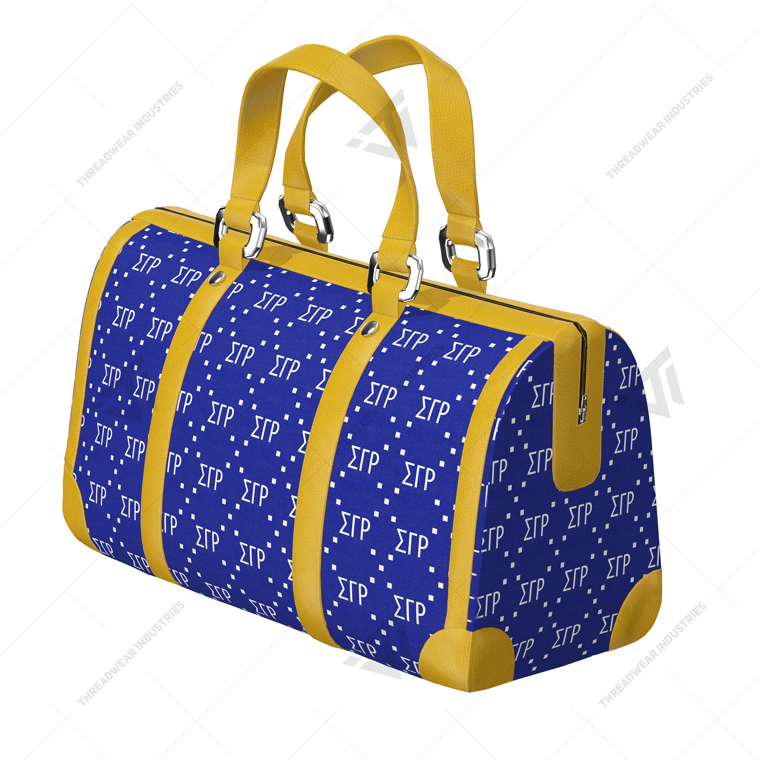 Custom Wholesale Sigma Gamma Rho Sorority Sublimated Travel Duffle Bag