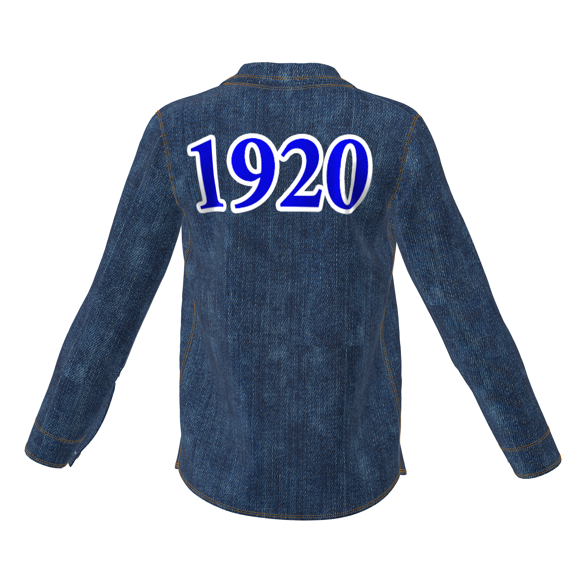 Custom Wholesale Bulk Zeta Phi Beta Sorority Clothing Embroidered Jean Denim Jacket Top