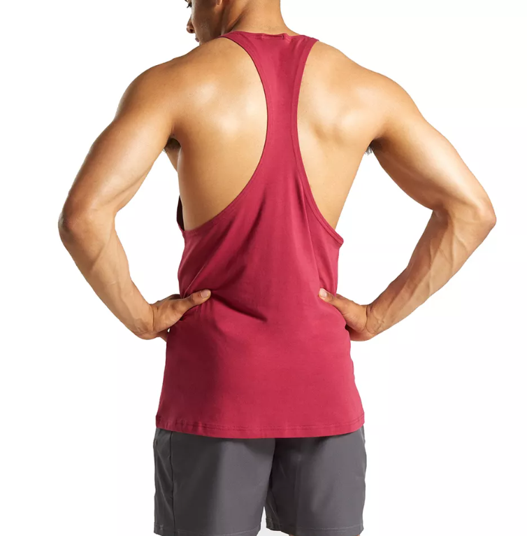 2024 New Design Men's Solid Color Tang Tops Muscle Man Gym Wholesale Gym Workout Vest Custom Quantity Tang Top For Men