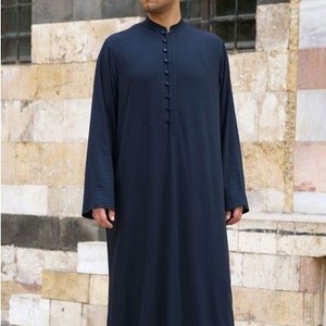 khamis arab dubai robe islamic clothing haramain thobe for muslim men quality thawb fabric arabic jubbah private label