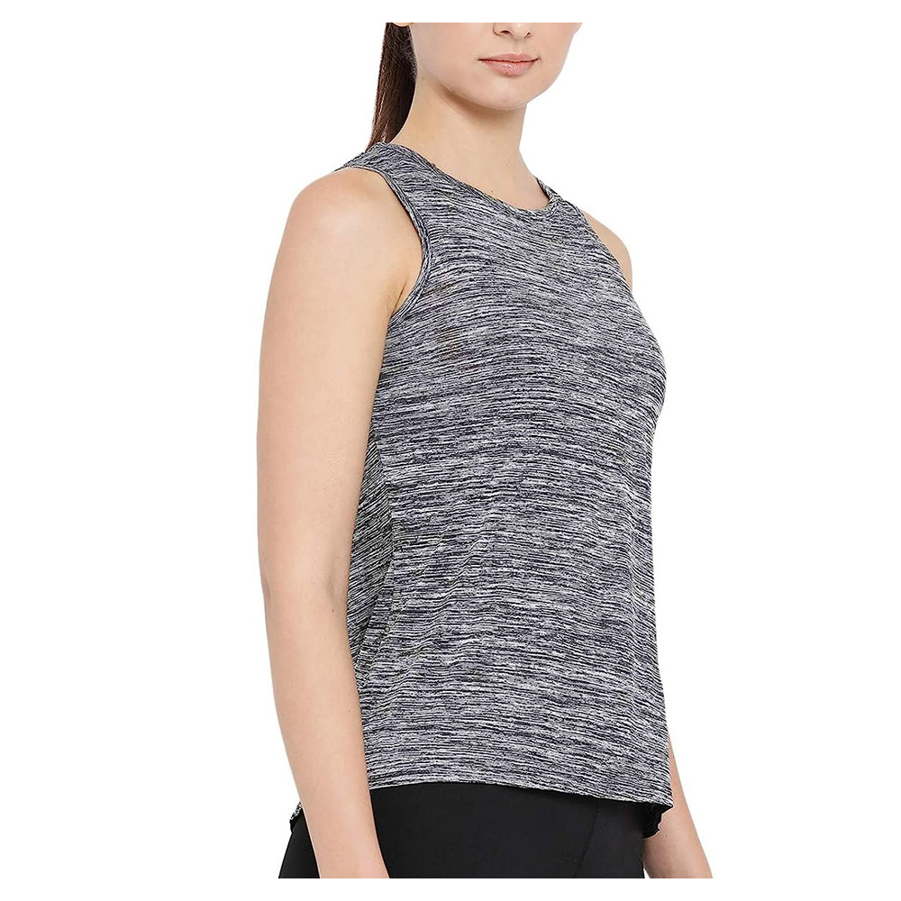 2024 Hot Selling Breathable Cotton/Bamboo Fiber Gym Vest Solid Color Women's Customized Workout Yoga Tank Top By SAPPARELS