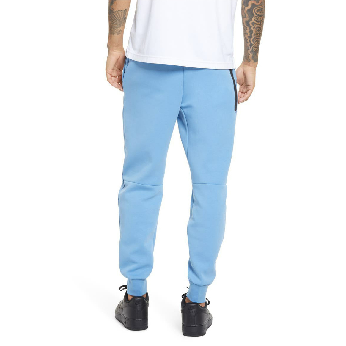 Men's Sky Blue Sweatpants French Terry or Fleece Custom Fabric 100% Cotton Custom Logo Jogger Sweat Pant OME ODM Service