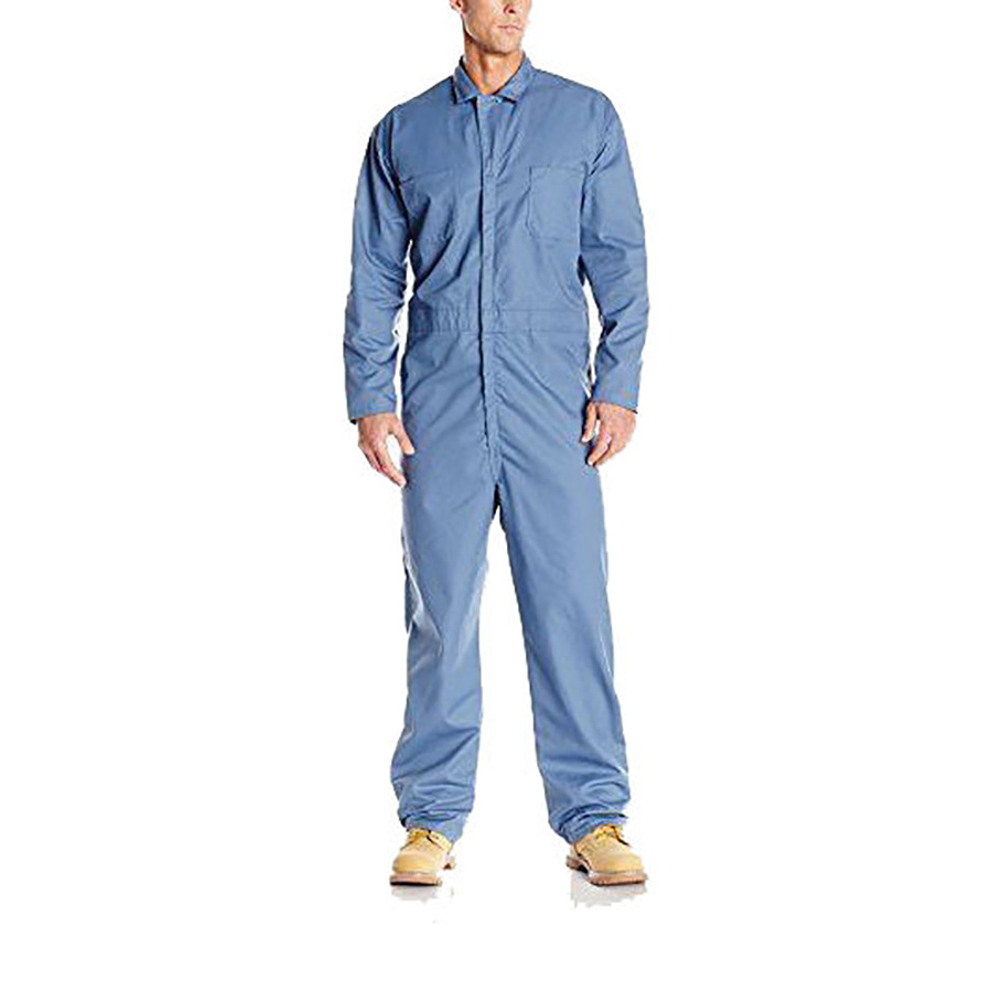 OEM Workwear 100 % Cotton Disposable Full Sleeve Field Wear Coveralls Boiler Suits Overall Working Uniform