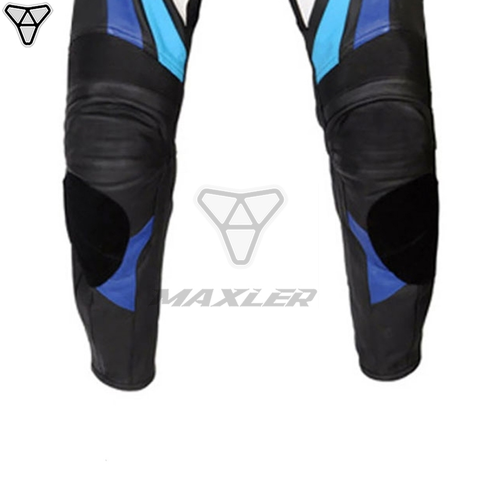 OEM Winter Warm Motorcycle Accessories Biker Racing Pants Leather Motorbike Pants Made Of Real Cowhide Milled Grain