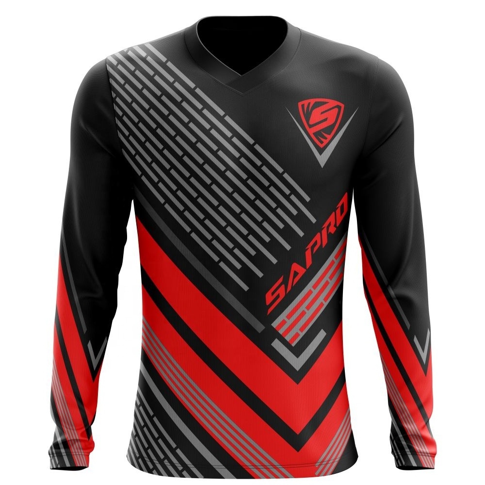 2024 High Quality Quick-drying Racing Jersey Motorcycle Shirt Custom Motocross Jersey New Style Off-Road Sublimable Blank