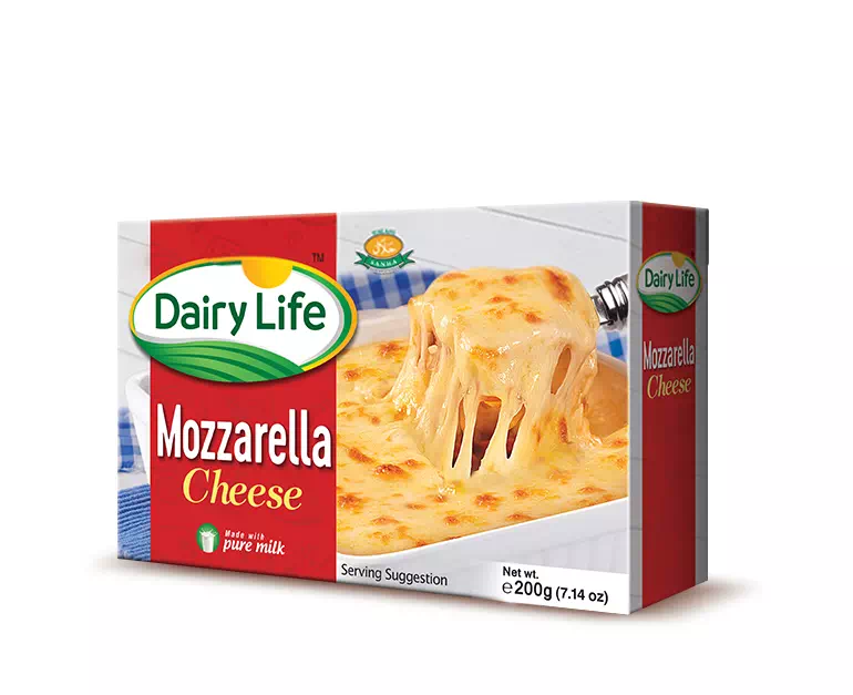 Mozzarella Shredded 400gm 48Pcs Pack Dairy Life Bulk Cheese For Pizza Organic Halal Mozzarella Cheese