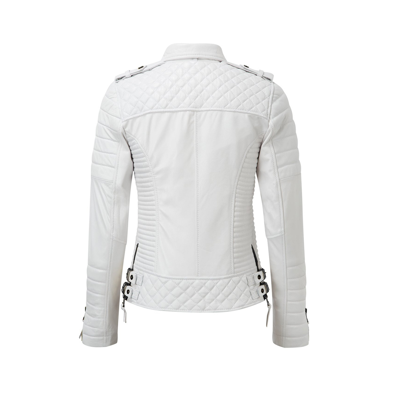 Breathable High Quality best price good material affordable Professional designing  Women Leather Jacket