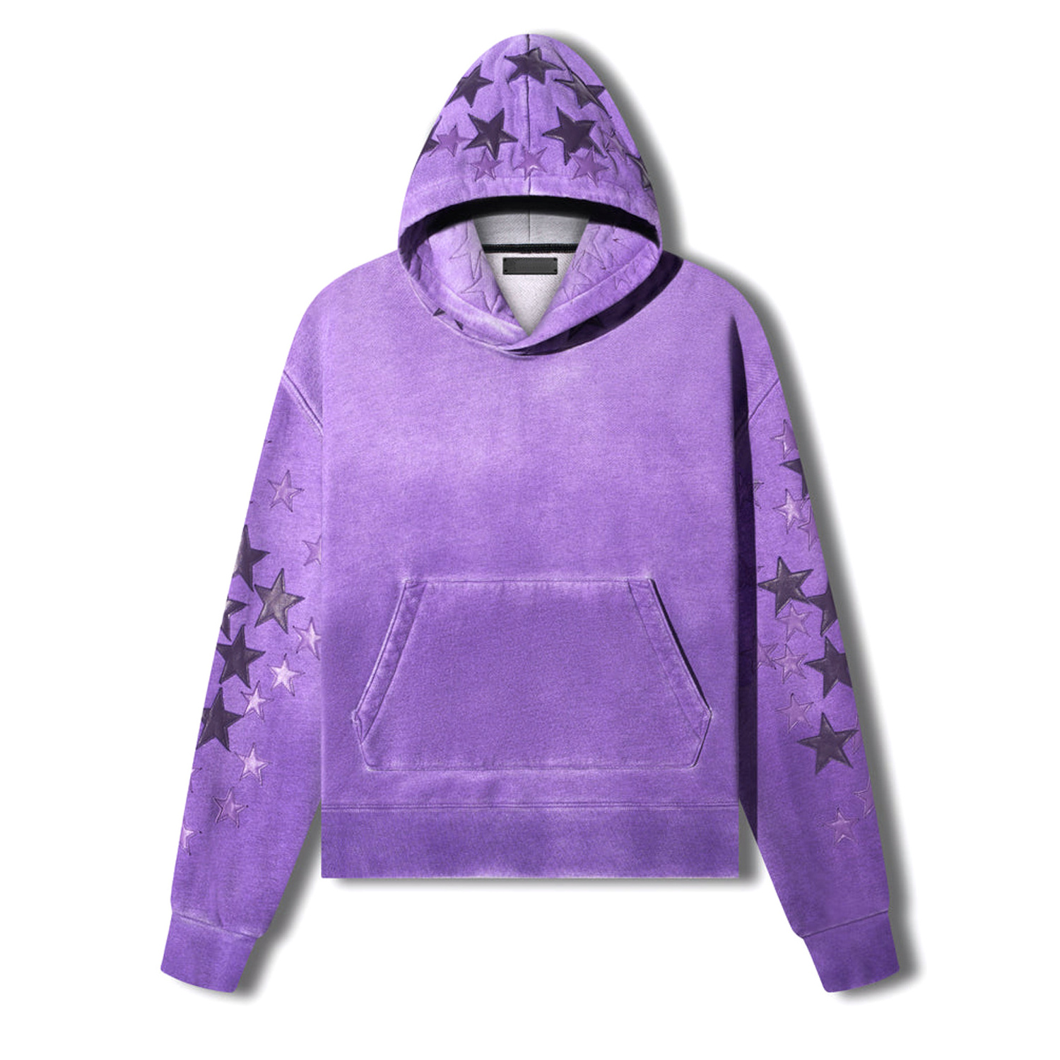 Best Quality Whole Sale Custom Embroidery Printed Design Purple Color Acid Washed Tracksuit For Men Training Jogging Track Suit