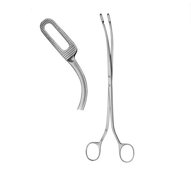 Guyon Kidney Pedicle Clamp Curved German Stainless Steel Micro Surgery Artery Forceps