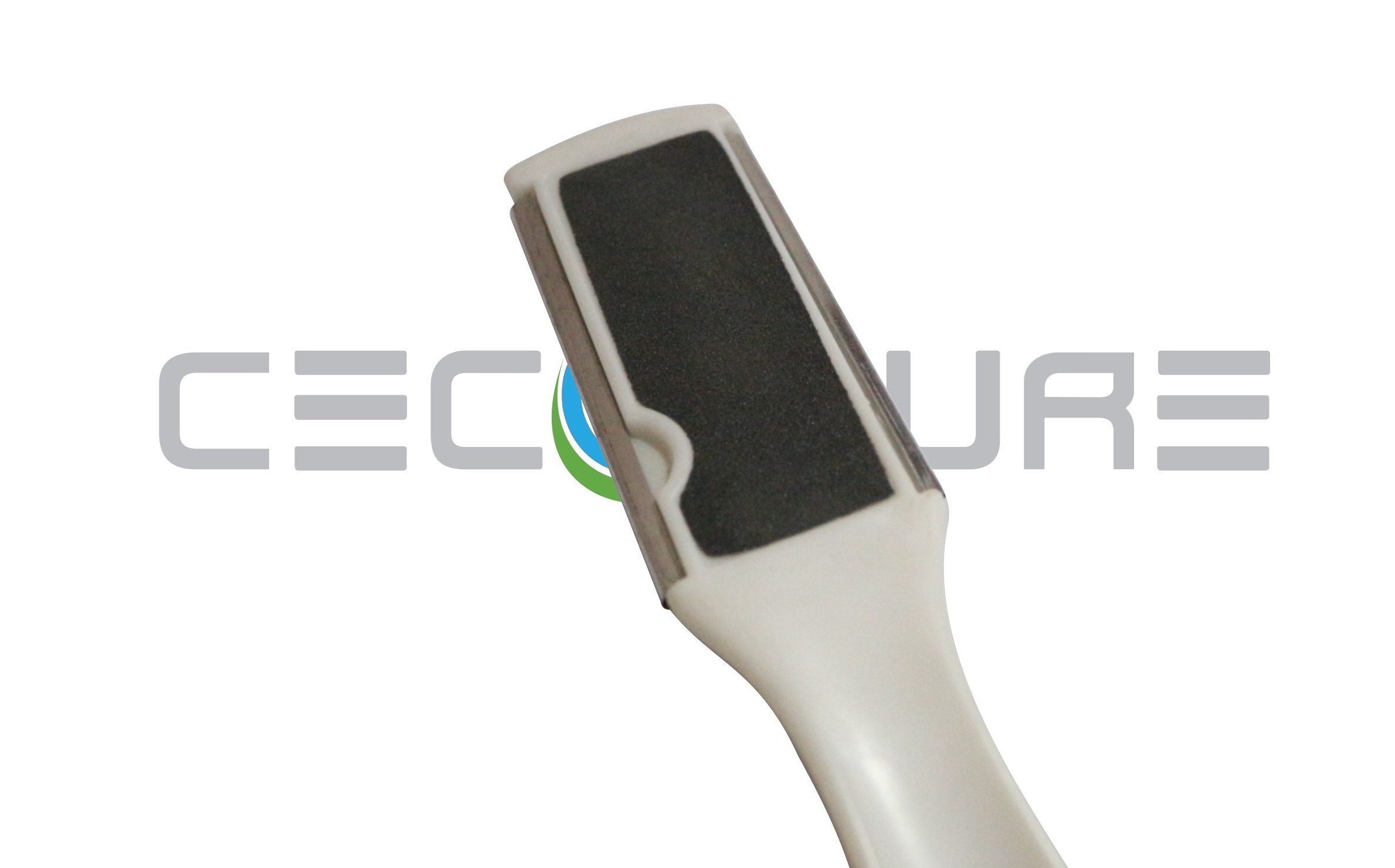 Double Sided Filer with Plastic Handle special for Toe Callus Remover, hard and Dead Skin Remover by CECOSURE