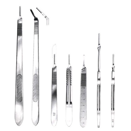 Round Scalpel Handles Stainless Steel Dental Titanium Surgical Scalpel Handle medical equipment (FREE SHIPPING) by CECOSURE