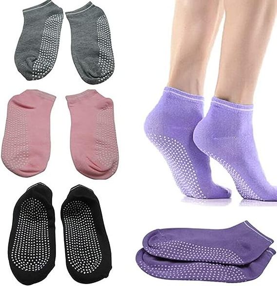 Best Quality Yoga Socks Low Cut Silicone Non Slip Pilates Massage Women's Socks with Grip Exercise Gym