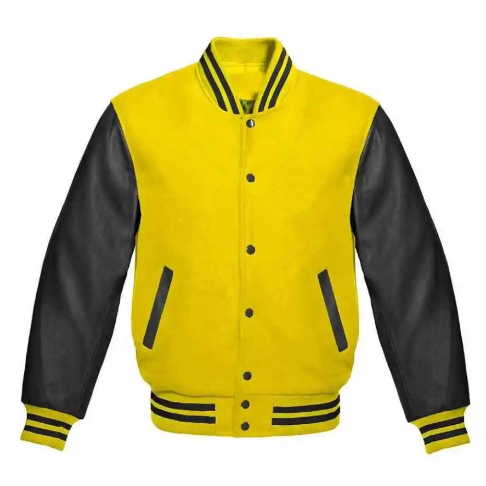 Baseball Varsity Jacket Men Plain Blank Varsity Letterman Jackets Wholesale Custom Latest Designs Long Sleeve