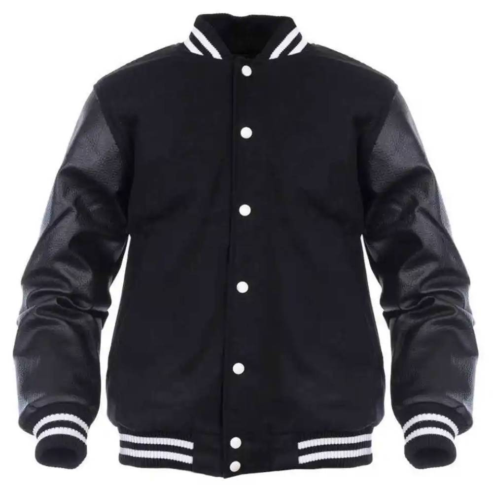 Baseball Varsity Jacket Men Plain Blank Varsity Letterman Jackets Wholesale Custom Latest Designs Long Sleeve