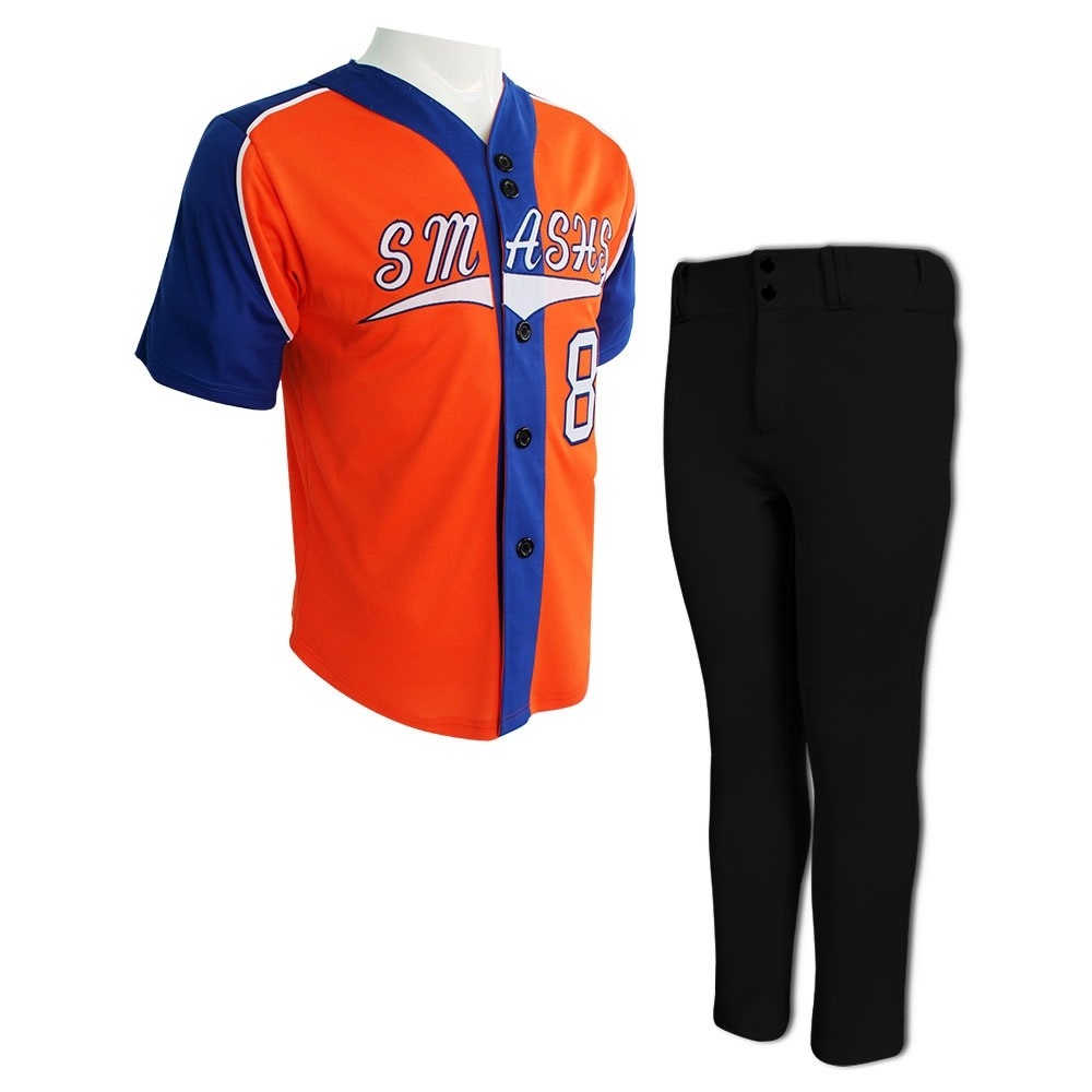 Sublimation Baseball Uniform made with Stretch Baseball High Quality Leather Men Baseball Jersey