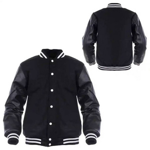 Baseball Varsity Jacket Men Plain Blank Varsity Letterman Jackets Wholesale Custom Latest Designs Long Sleeve