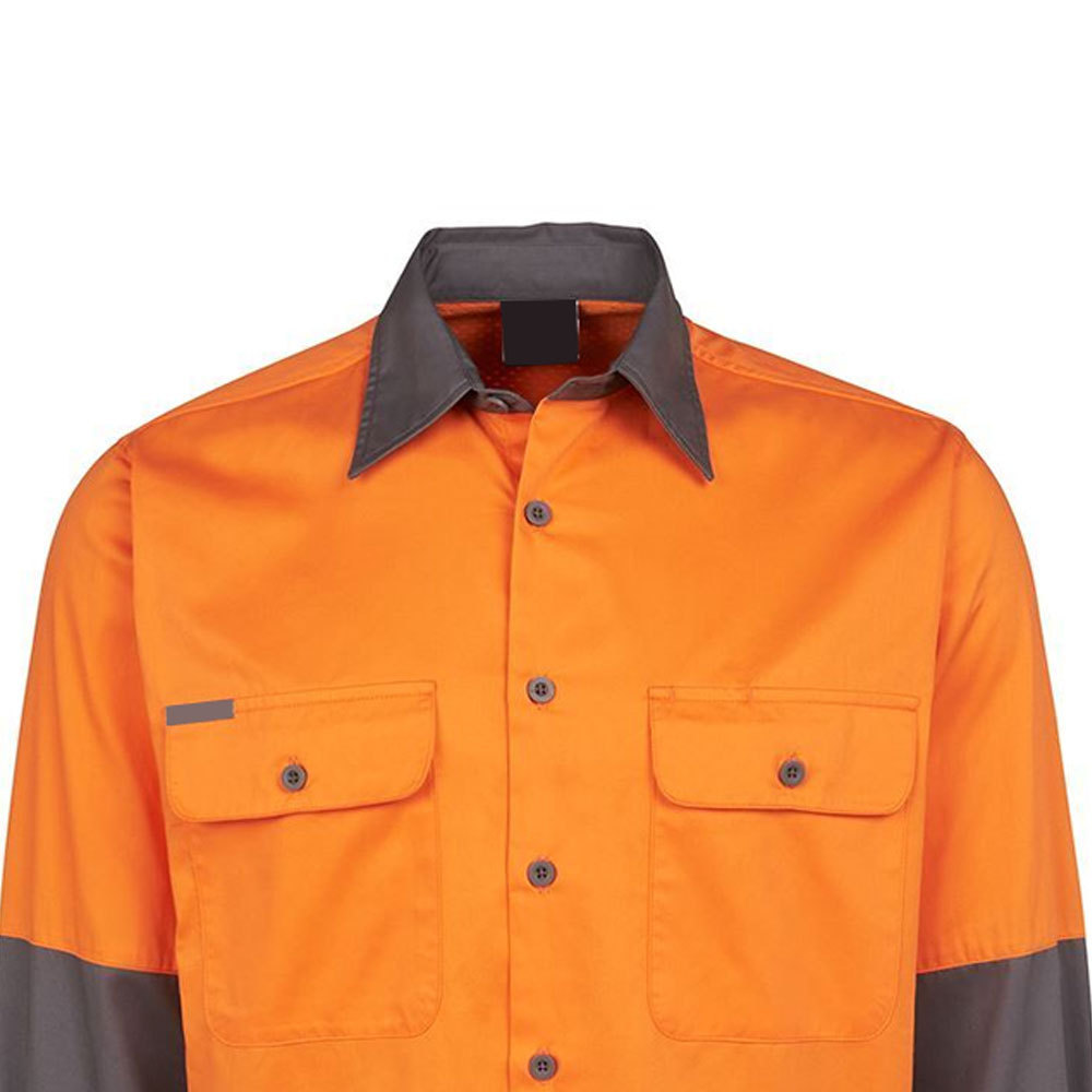 Custom FR Clothing Shirts Fire Resistant FR Cotton Work Shirts whole sale price good quality men work shirts