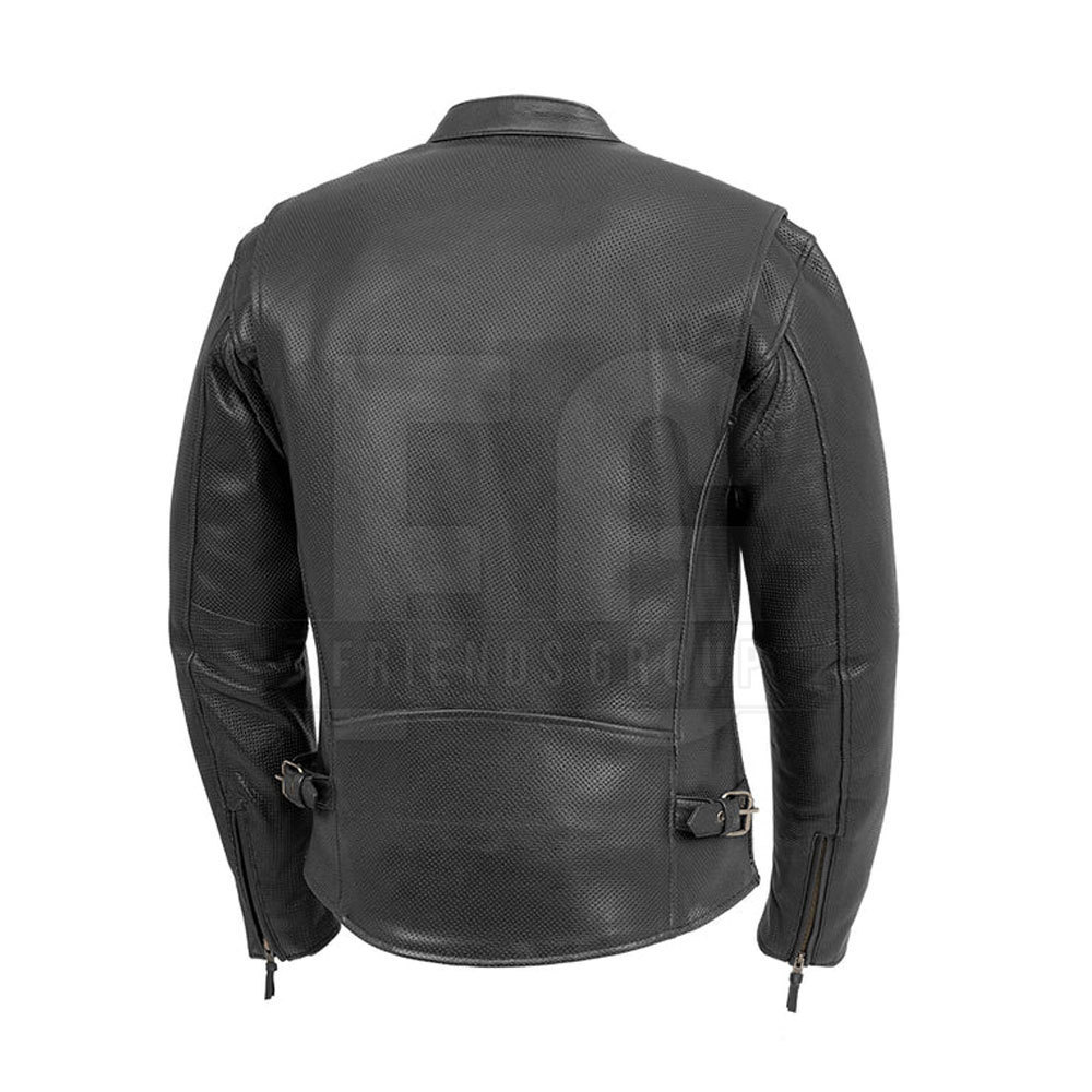 Custom Design Leather Jacket Solid Color Men Leather Jacket Streetwear Men Leather Jacket