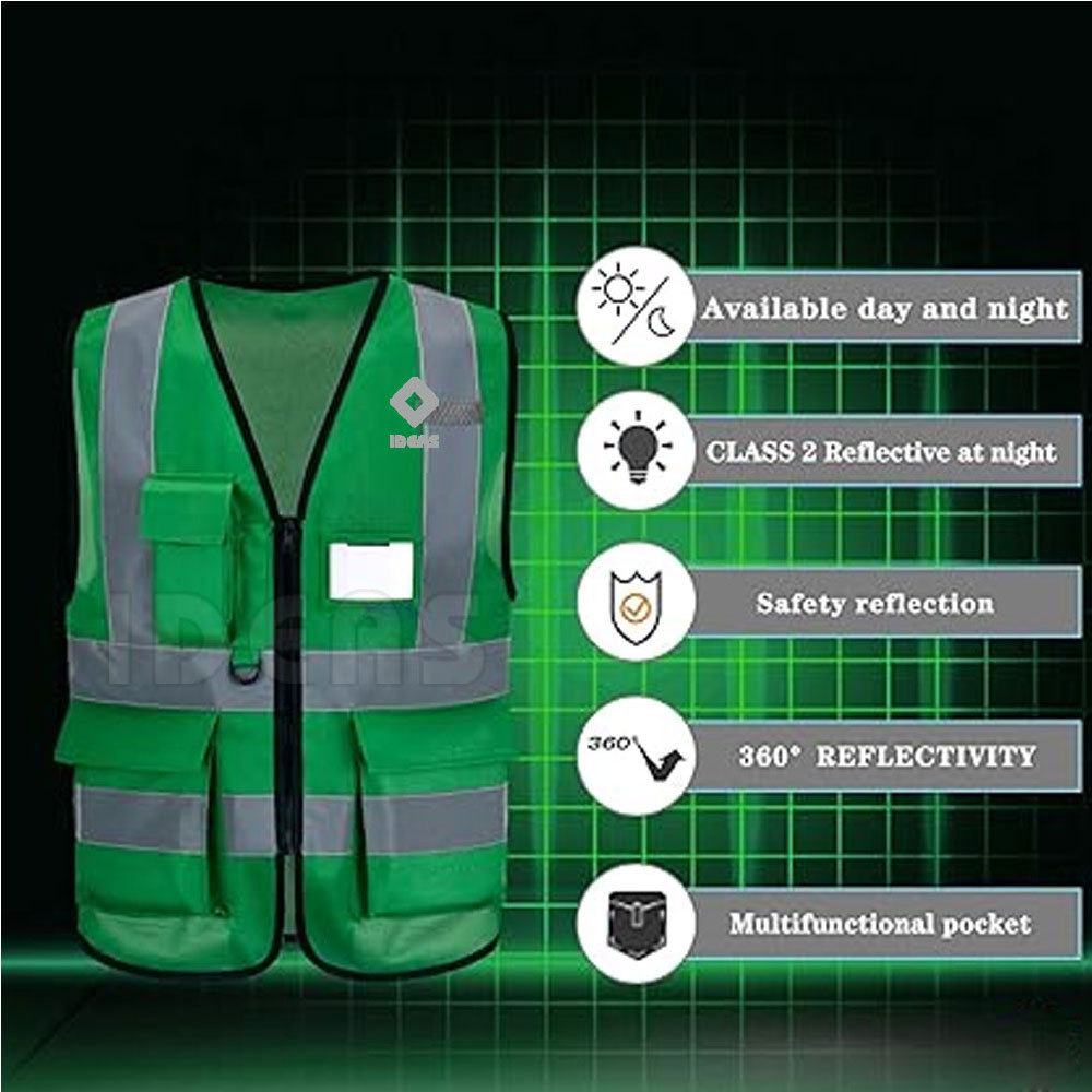 High Quality Customized Safety Vest Cheap Price Workwear Safety Vest Lightweight Workwear Vest