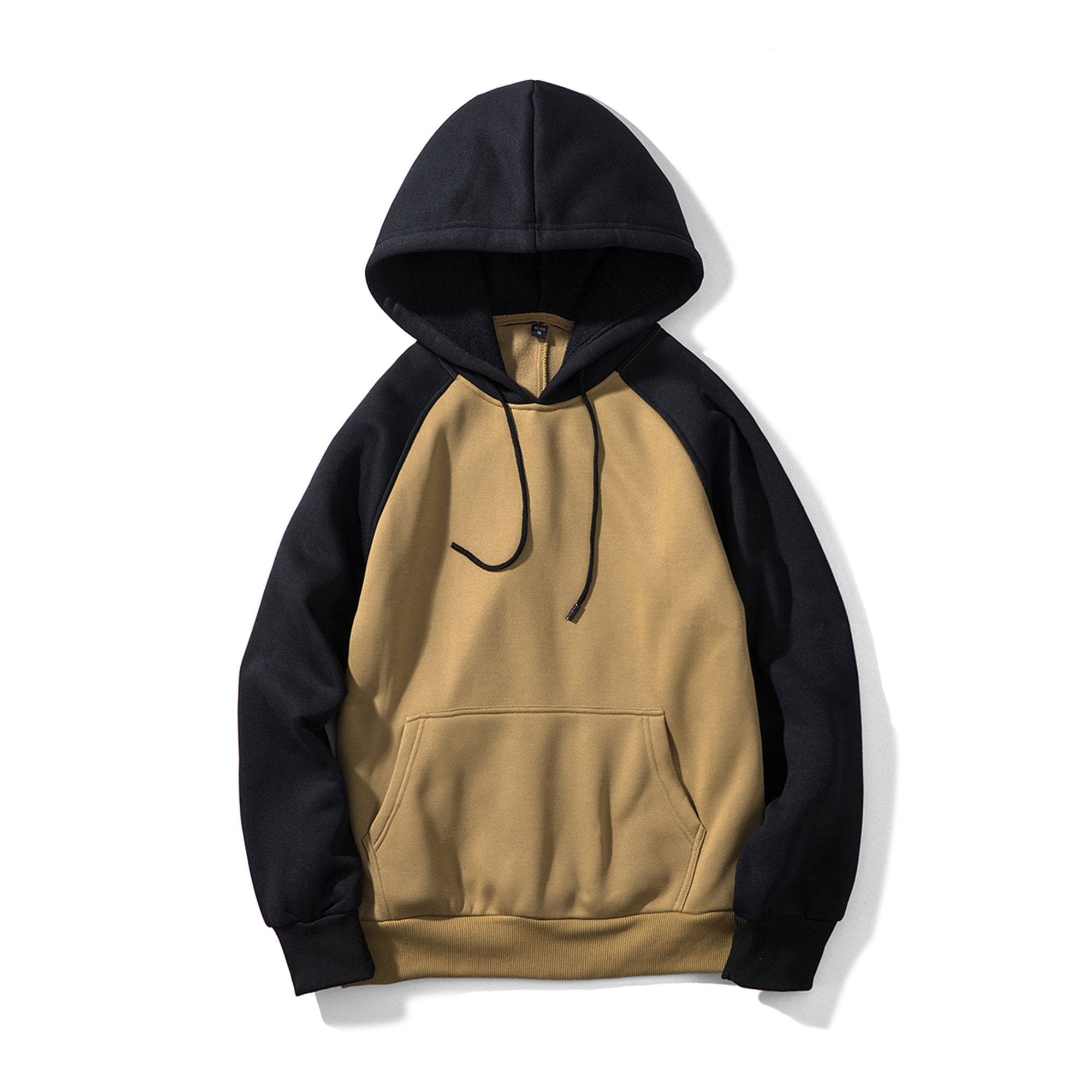 Hoodie with two different colored sleeves best sale