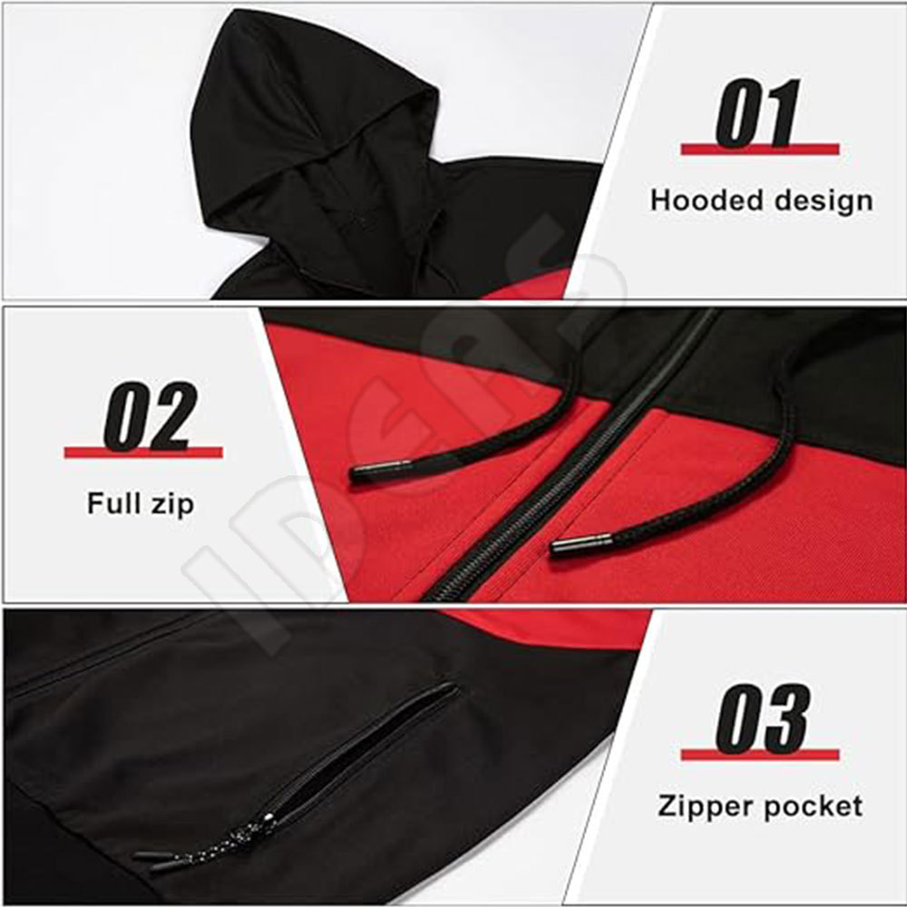 Custom Blank Jogging Tracksuit For Young Men Zipper up Training Running Sports Spandex Track Suits