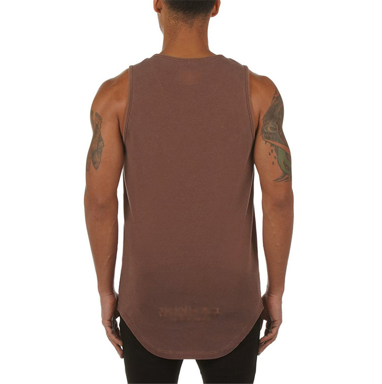 Summer seasons stretch slim man's gym sports vest man sleeveless vest Cotton Fitness Breathable Beater men's Tank Tops