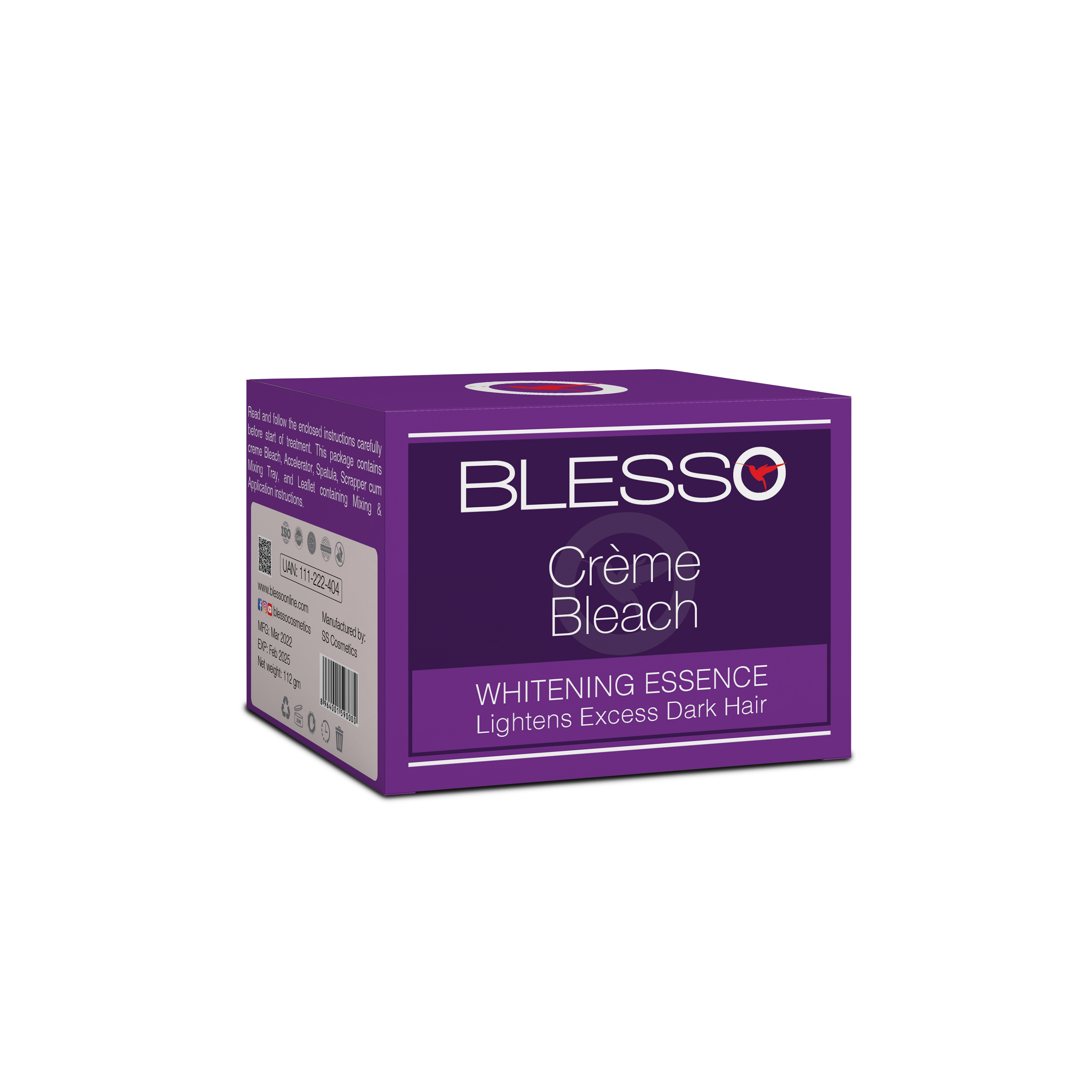 BLESSO Bleach Cream 275gm Skin And Face Lightening Bleach Whitening Cream For Wholesale