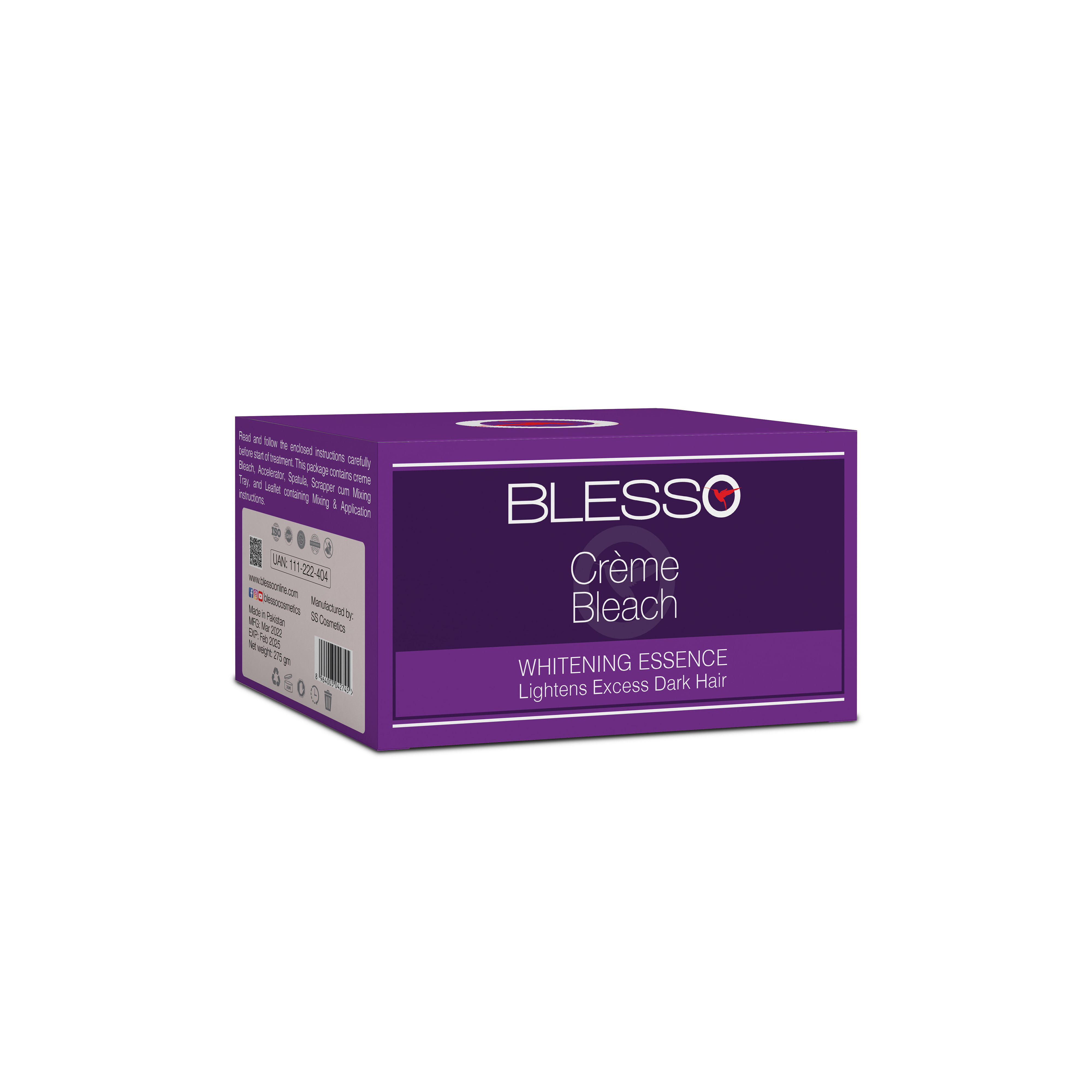 BLESSO Bleach Cream 275gm Skin And Face Lightening Bleach Whitening Cream For Wholesale